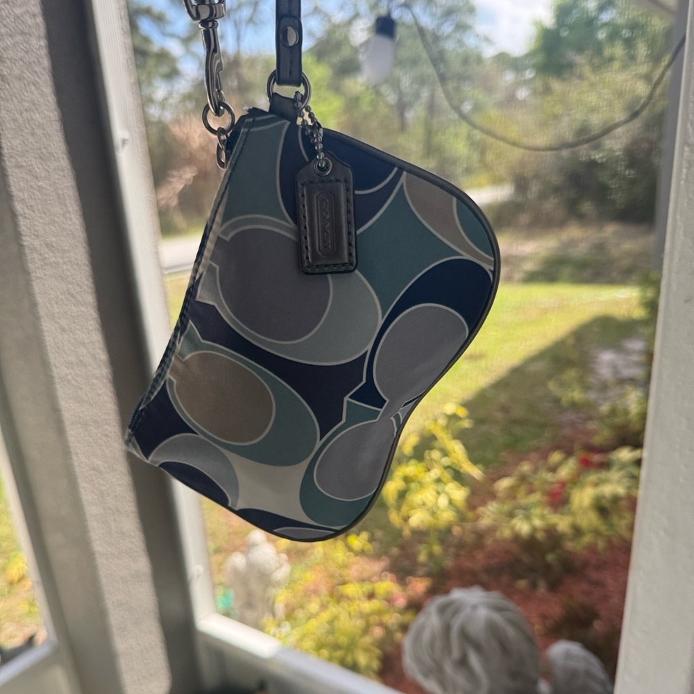 COACH sateen Wristlet - Picture 6 of 10